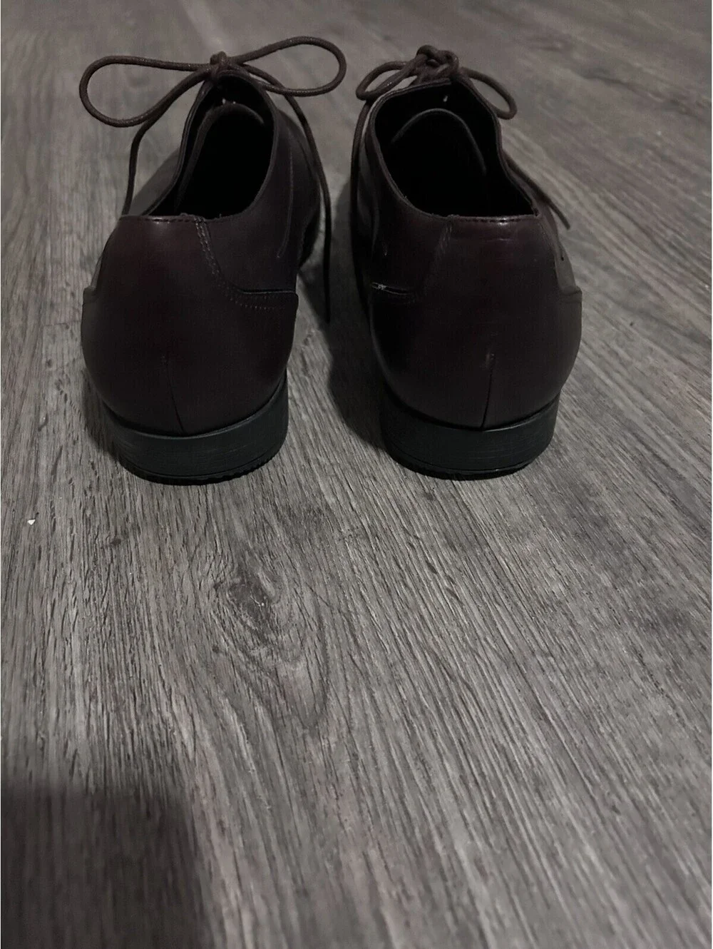 Rockport Brown Leather Lace Up Dress Oxfords Shoes Men's 10.5 M Walkability